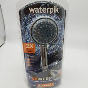Waterpik Power Pulse Showerhead w/ Massage 6 Spray Chrome Handheld
